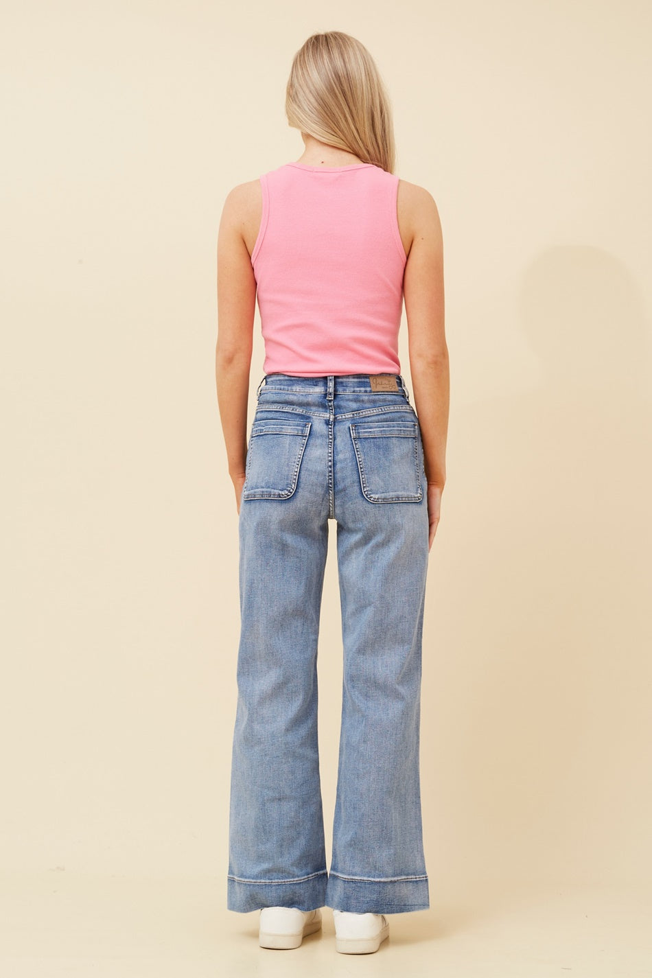 FERRAN WIDE LEG PANTS (Denim)