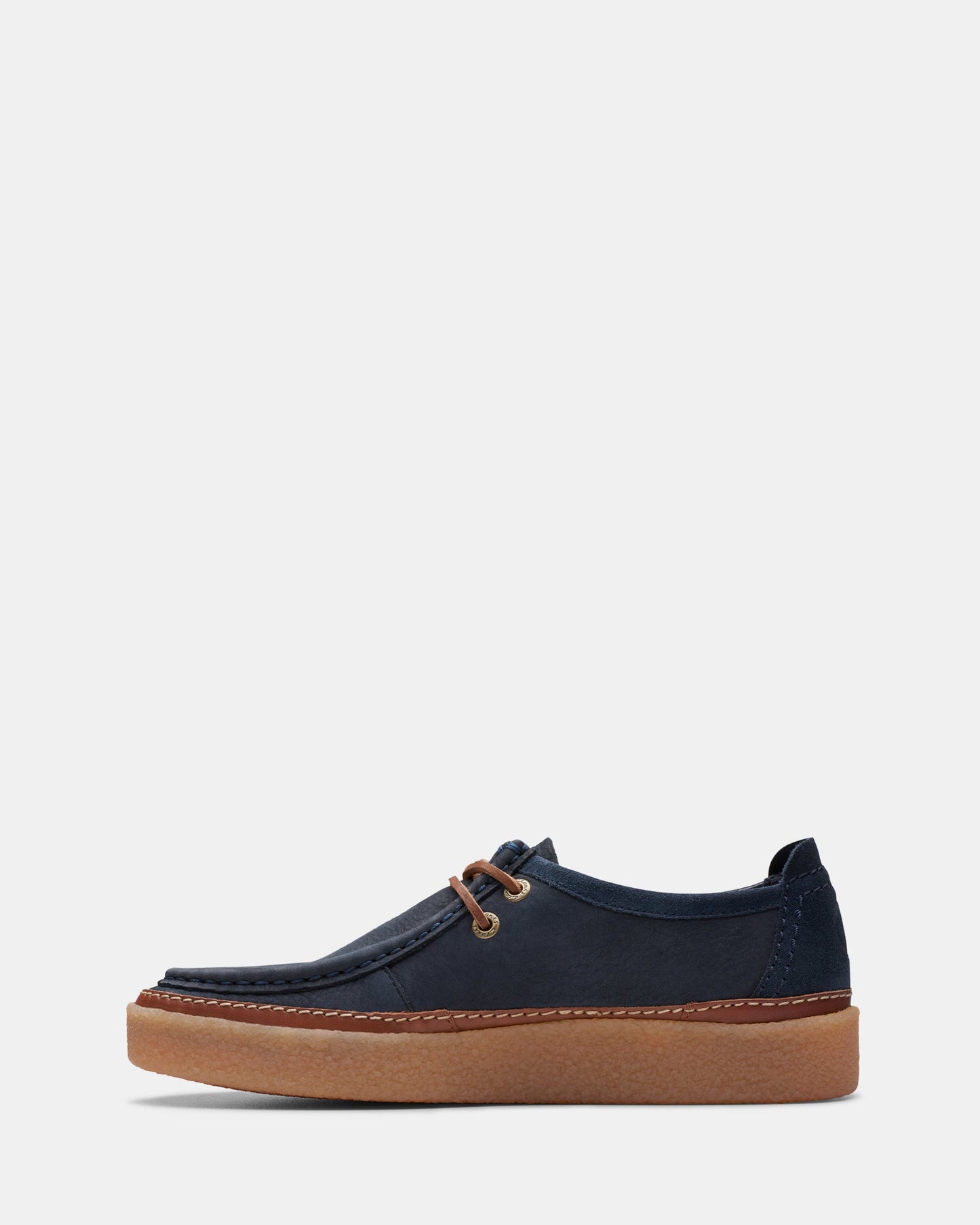 Clarkwood Moc Navy Nubuck