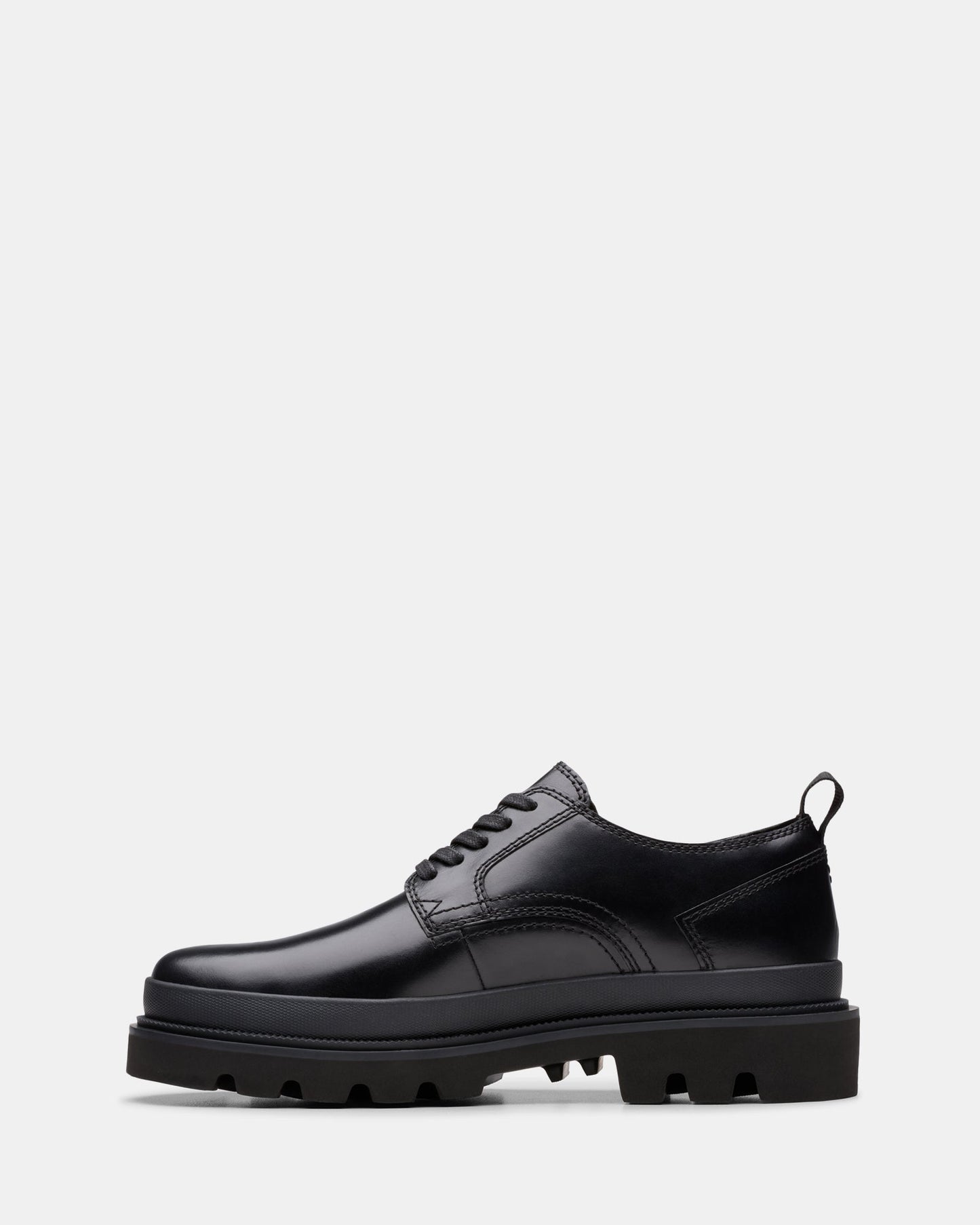 Badell Lace Black Leather