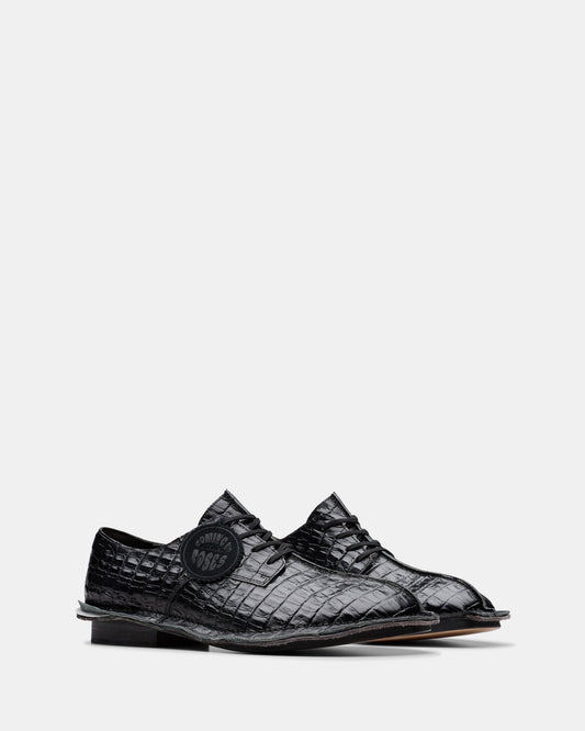 Cur Derby M Black Leather