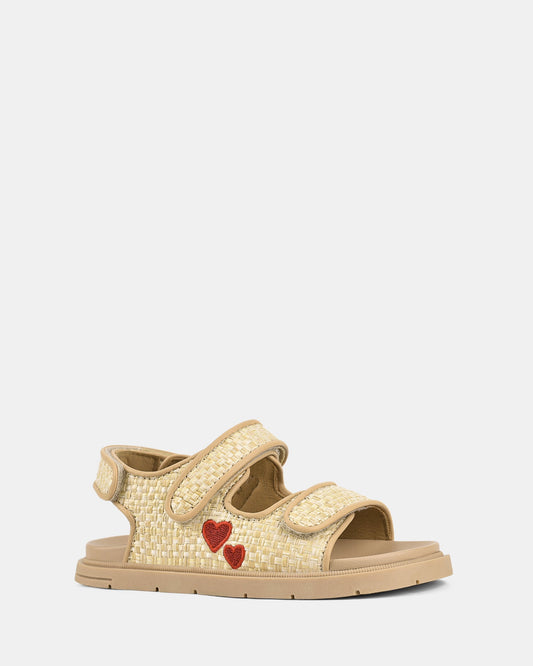 Nina Light Tan/Red