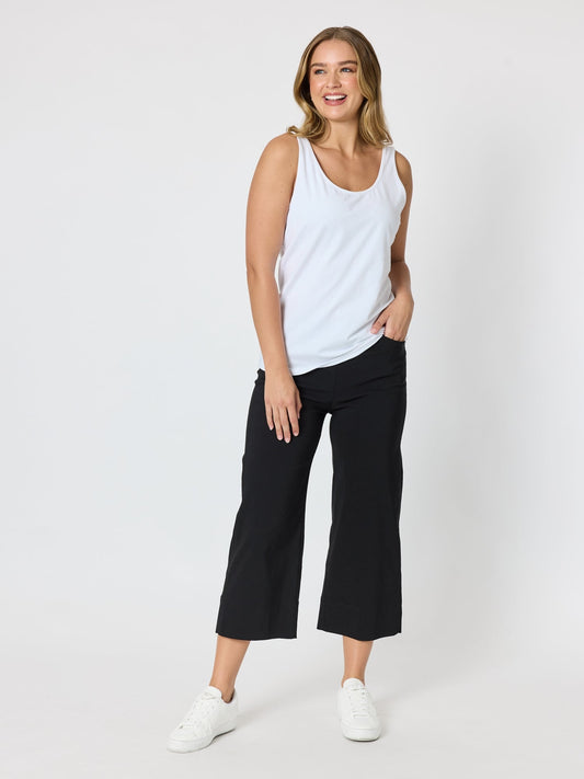 Threadz Zara Wide Leg Pant (Black)