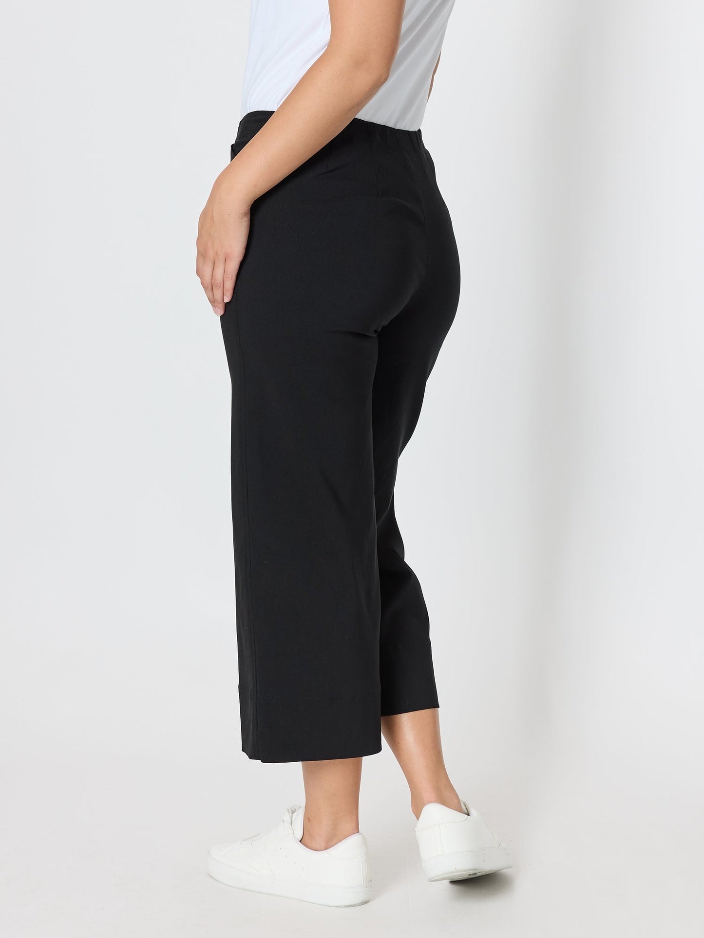 Threadz Zara Wide Leg Pant (Black)