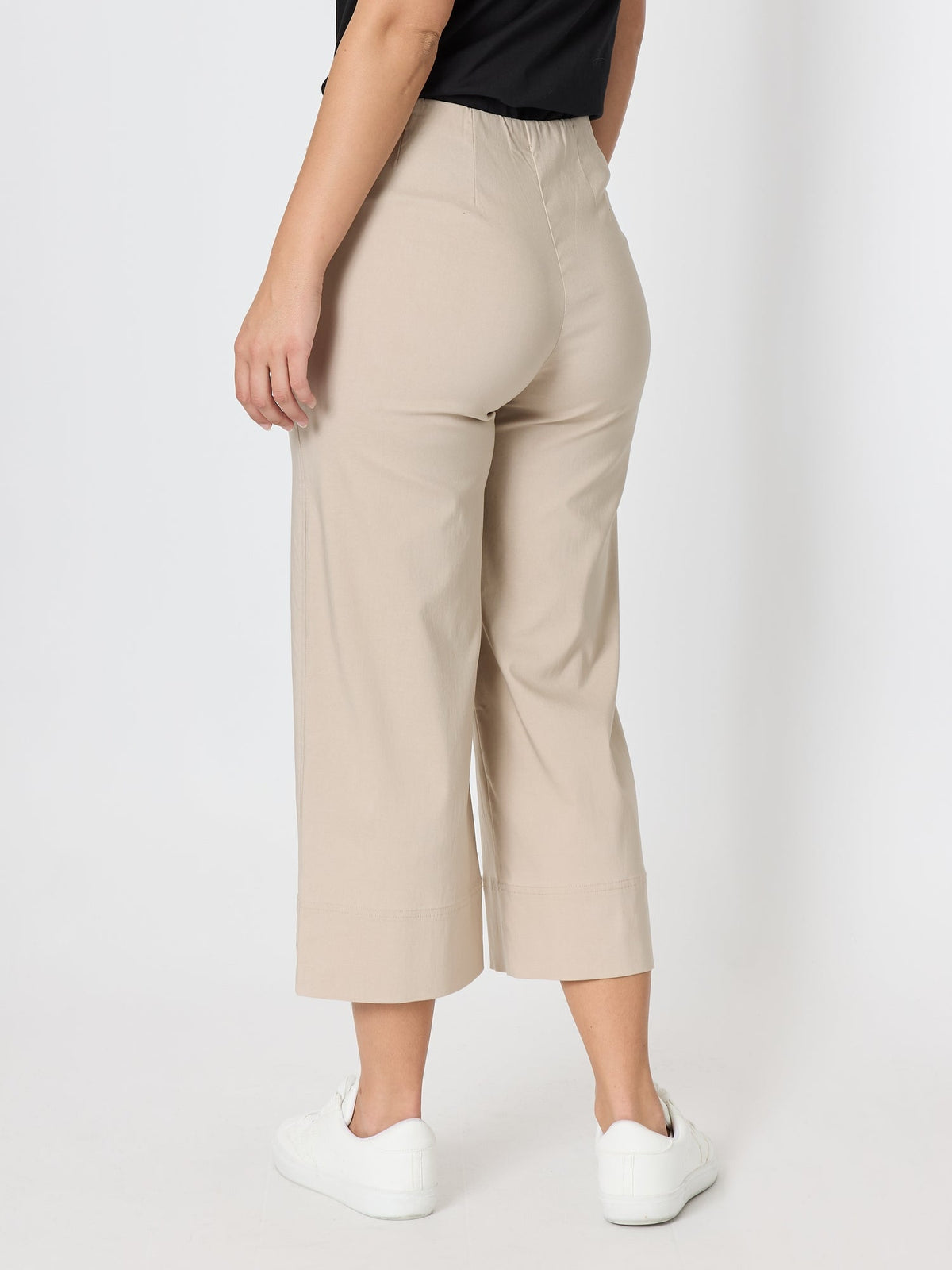 Threadz Zara Wide Leg Pant (Natural)