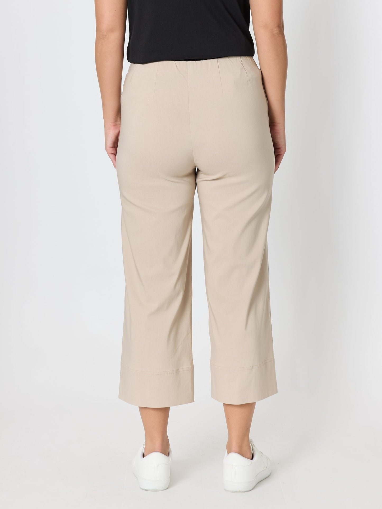Threadz Zara Wide Leg Pant (Natural)