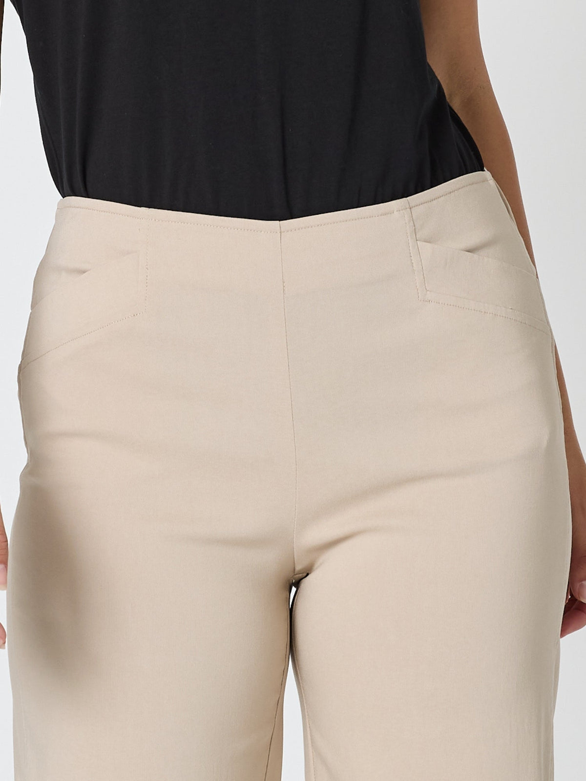 Threadz Zara Wide Leg Pant (Natural)