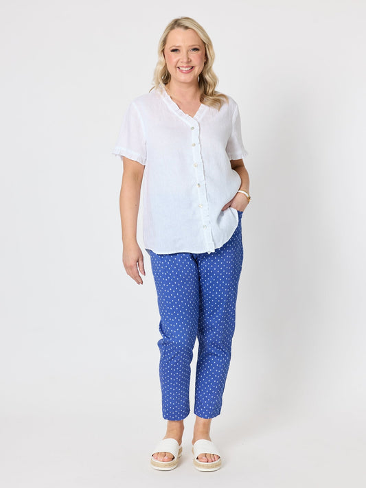 Gordon Smith Shell Print Pant (Azure)