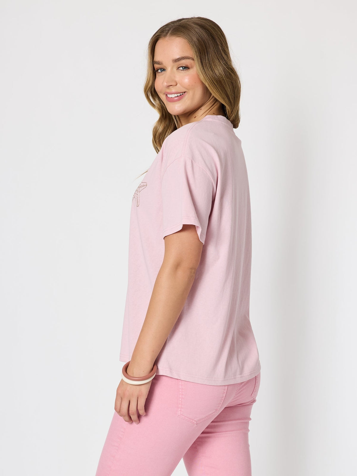 Threadz Coastal Embroidered Tee (Musk)