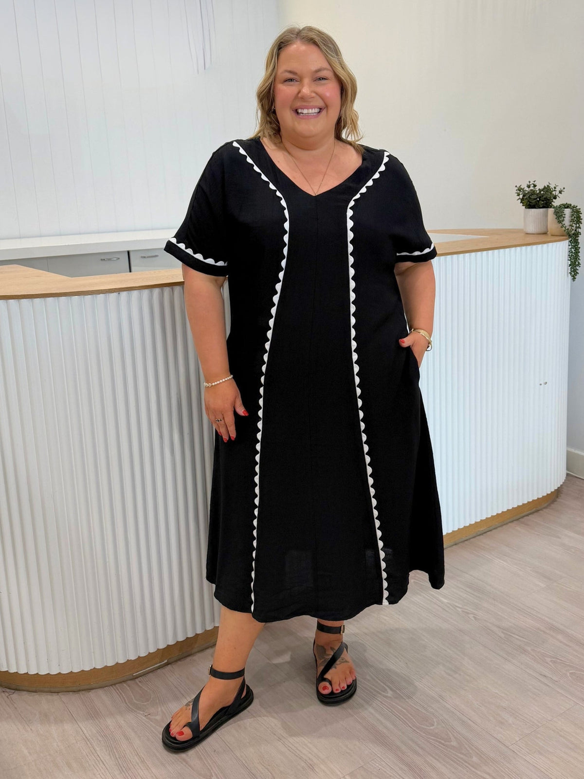 Clarity Del Mar Dress (Black)
