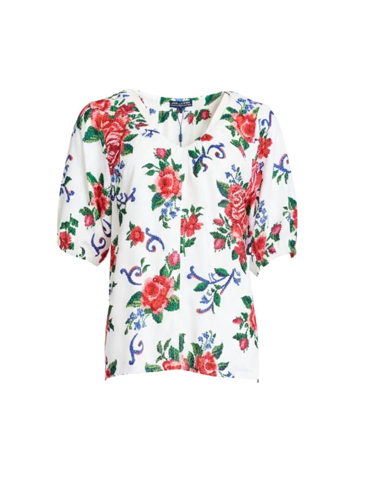 Gordon Smith Fiesta Floral Print Top (Rouge Multi)