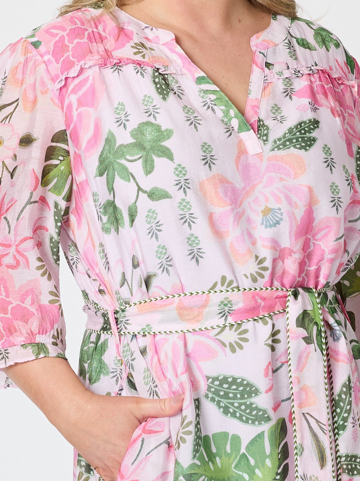 Gordon Smith Desert Oasis Floral Print Dress (Musk Multi)