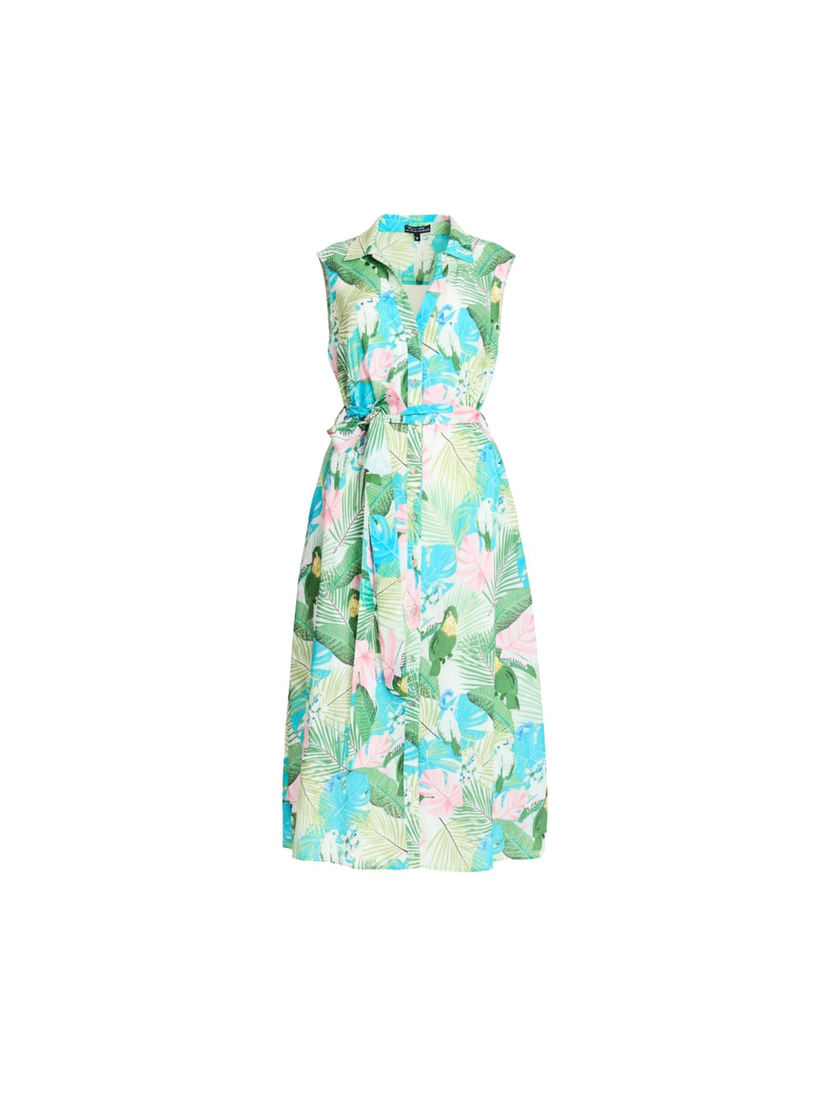 Gordon Smith Tropicana Floral Print Dress (Seafoam Multi)