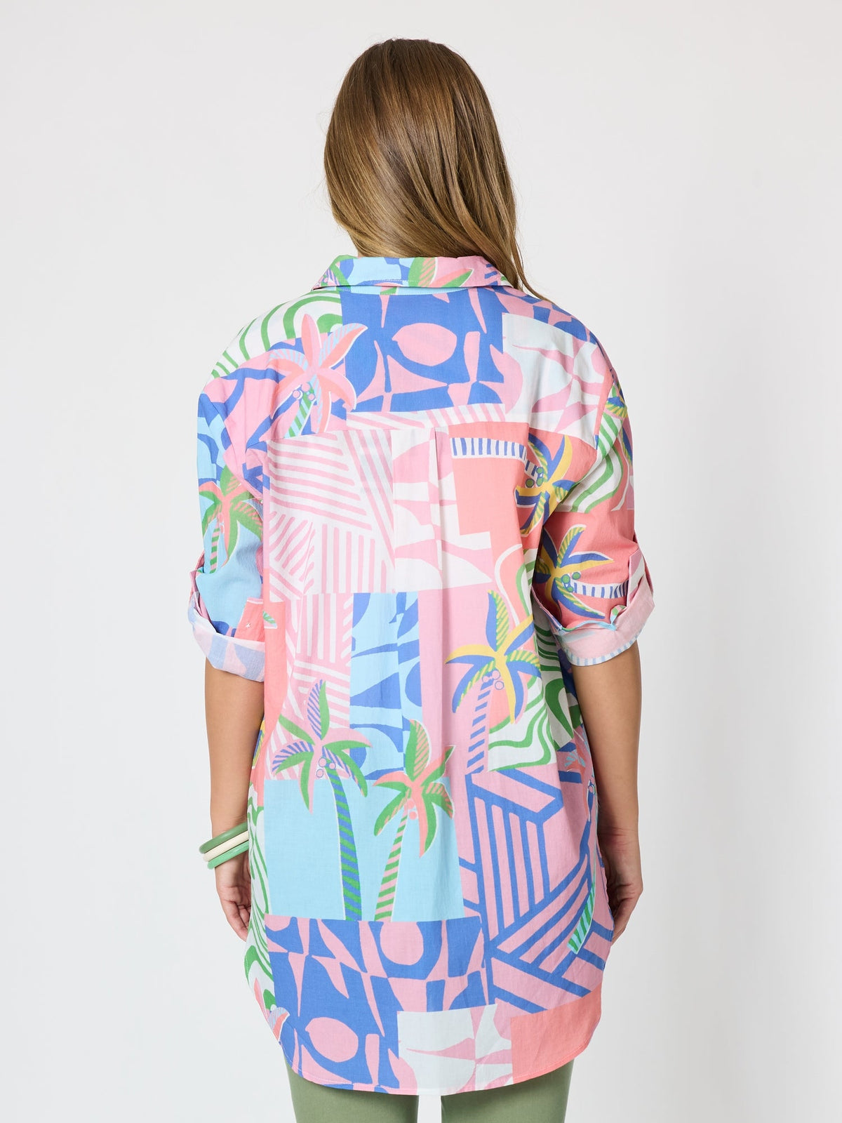 Threadz Urban Jungle Print Shirt (Musk Multi)