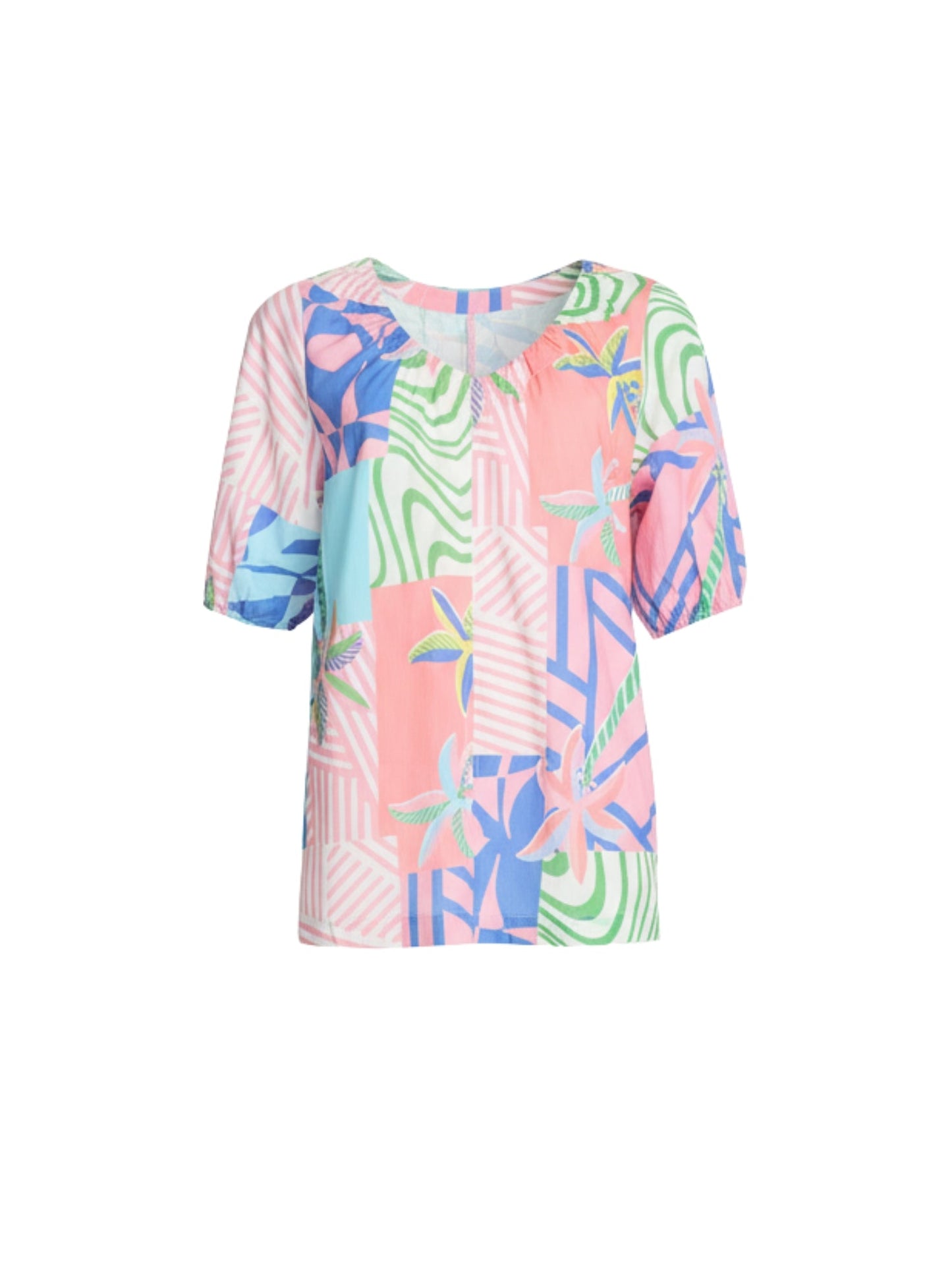 Threadz Urban Jungle Print Top (Musk Multi)