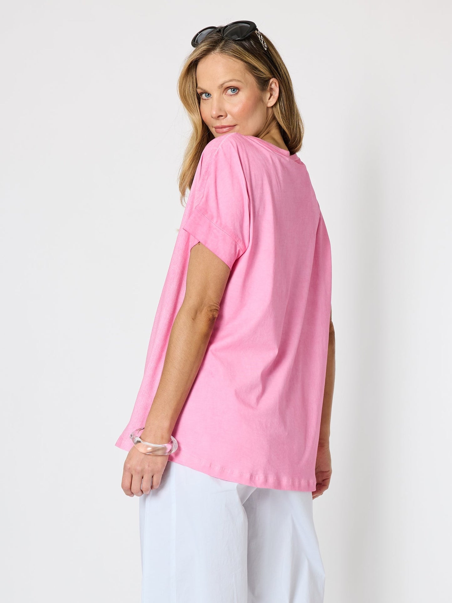 Clarity Orbit Print Top (Pink)