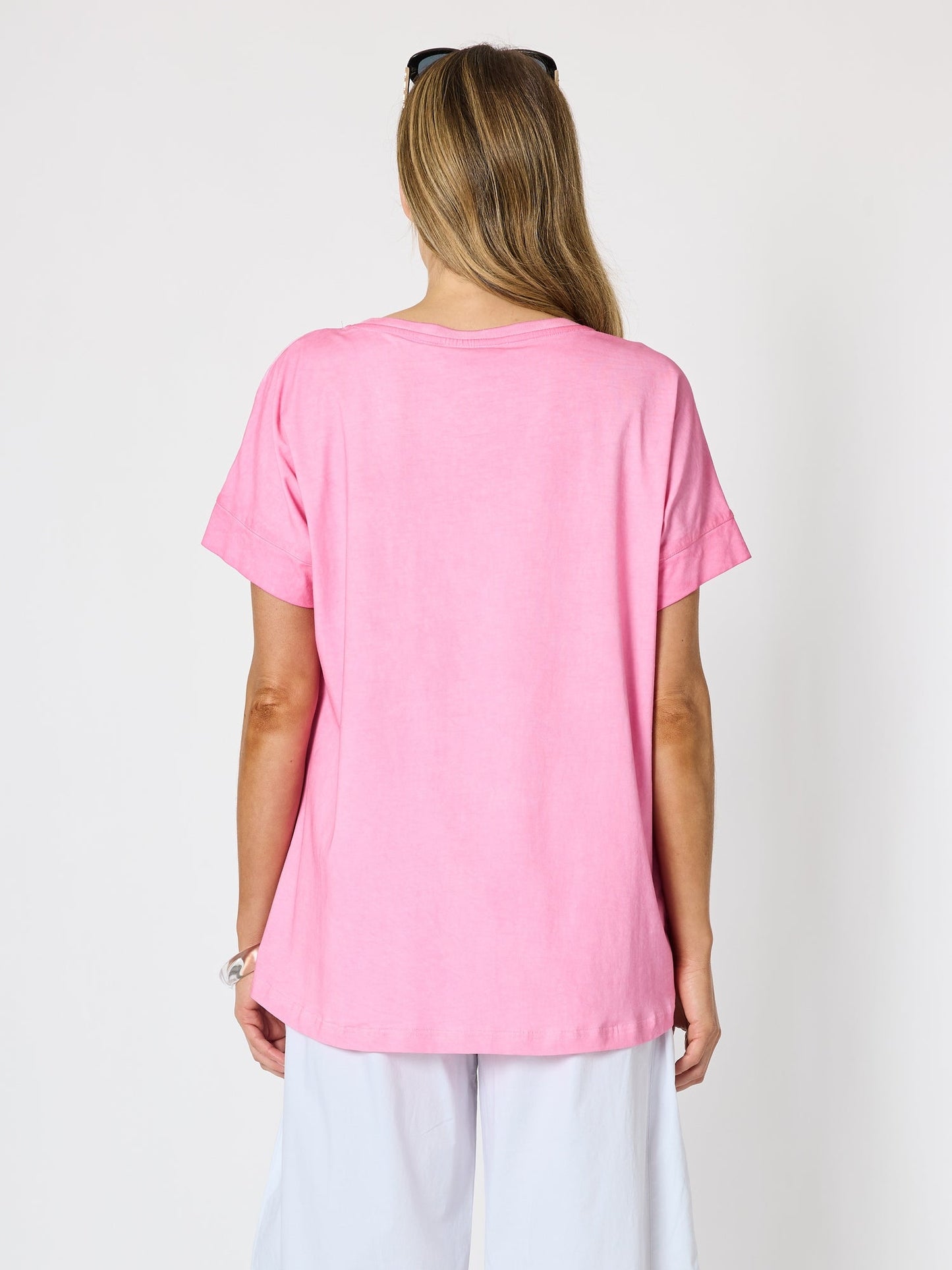 Clarity Orbit Print Top (Pink)