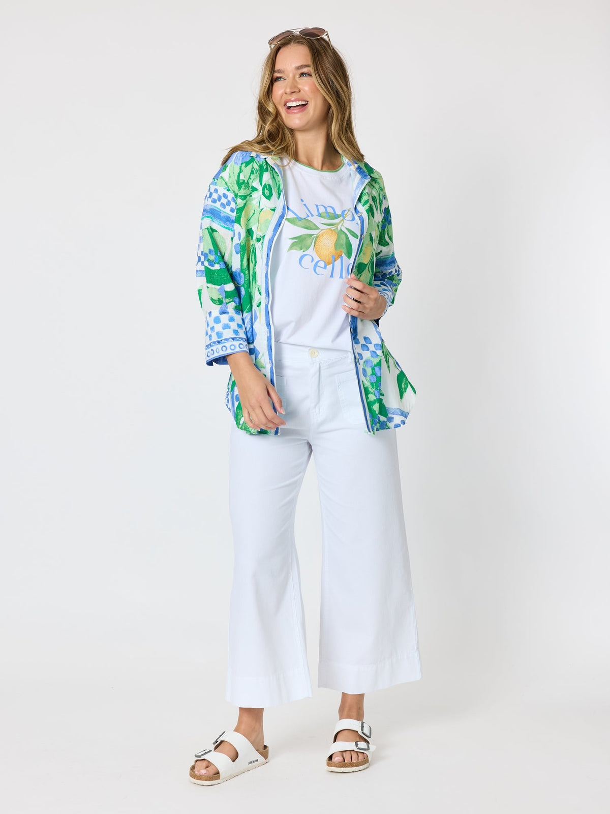 Threadz Limoncello Print Shirt (Apple Multi)