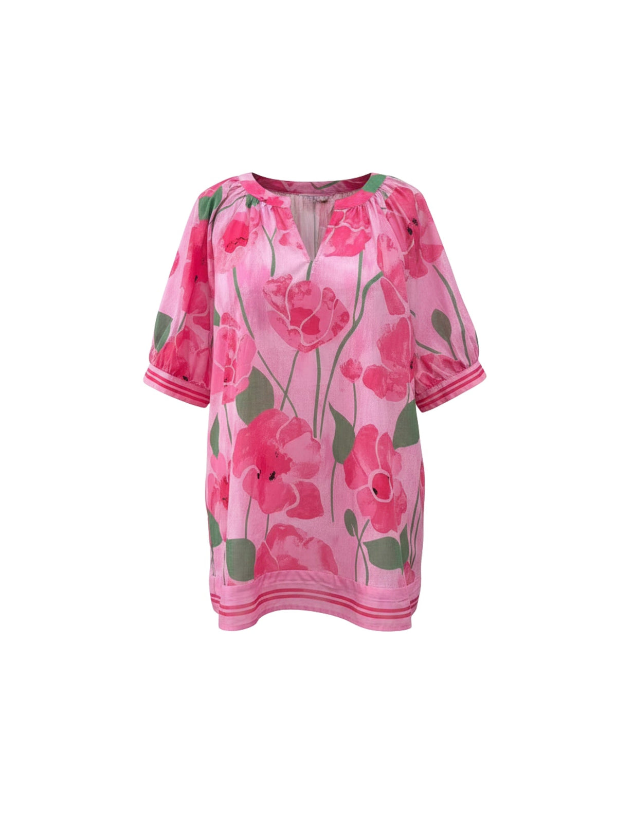Threadz Candy Garden Floral Print Top (Pink/Multi)