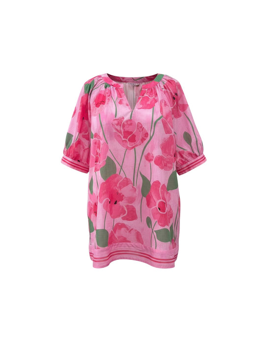 Threadz Candy Garden Floral Print Top (Pink/Multi)
