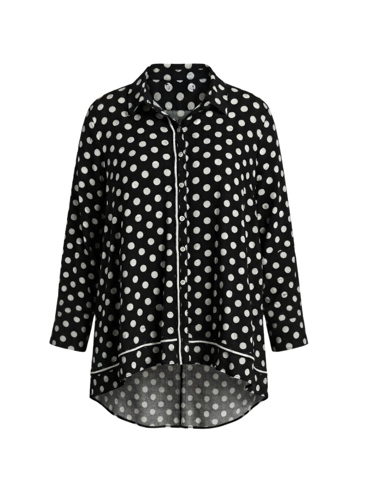 Clarity Del Mar Spot Print Shirt (Black/White)