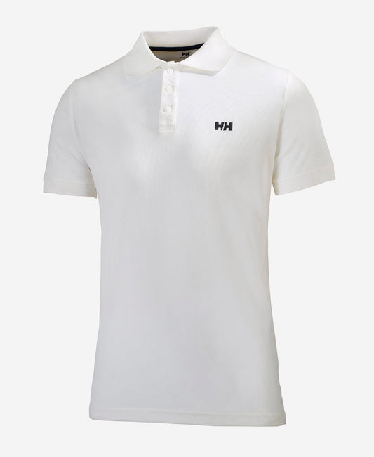 Image of a model wearing Tops. Product name - DRIFTLINE POLO, White in White colour by brand - Helly Hansen