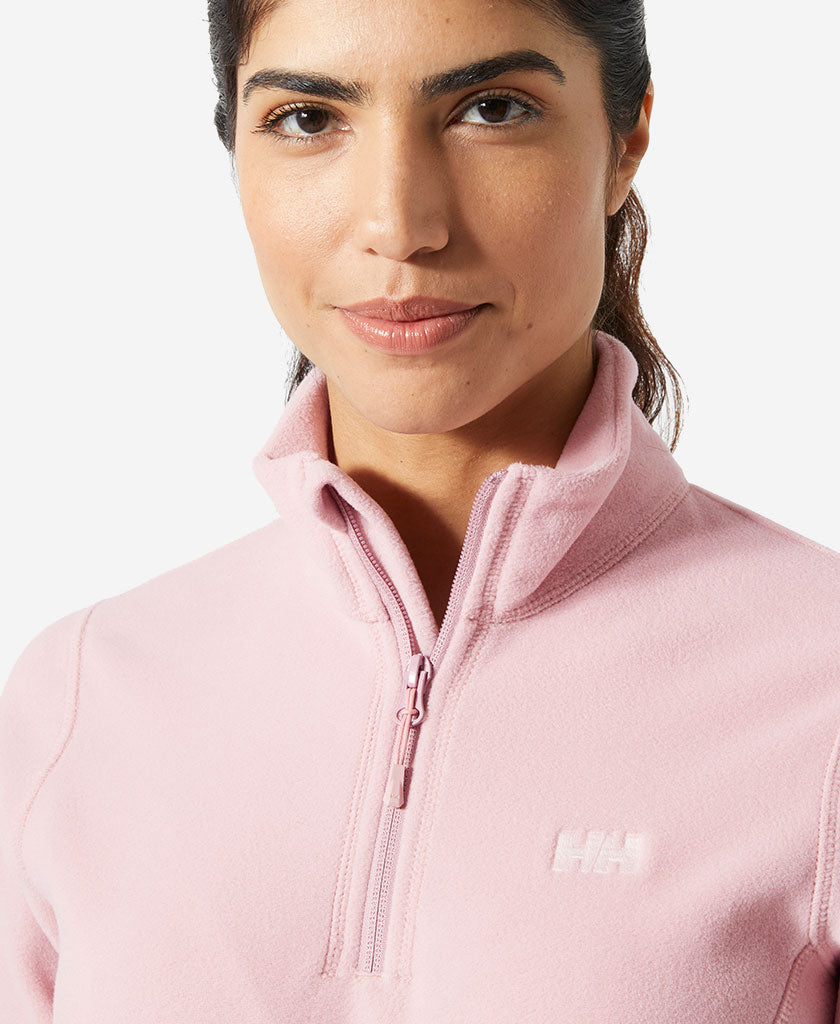 Helly Hansen W DAYBREAKER 1/2 ZIP FLEECE (Pink Salt)