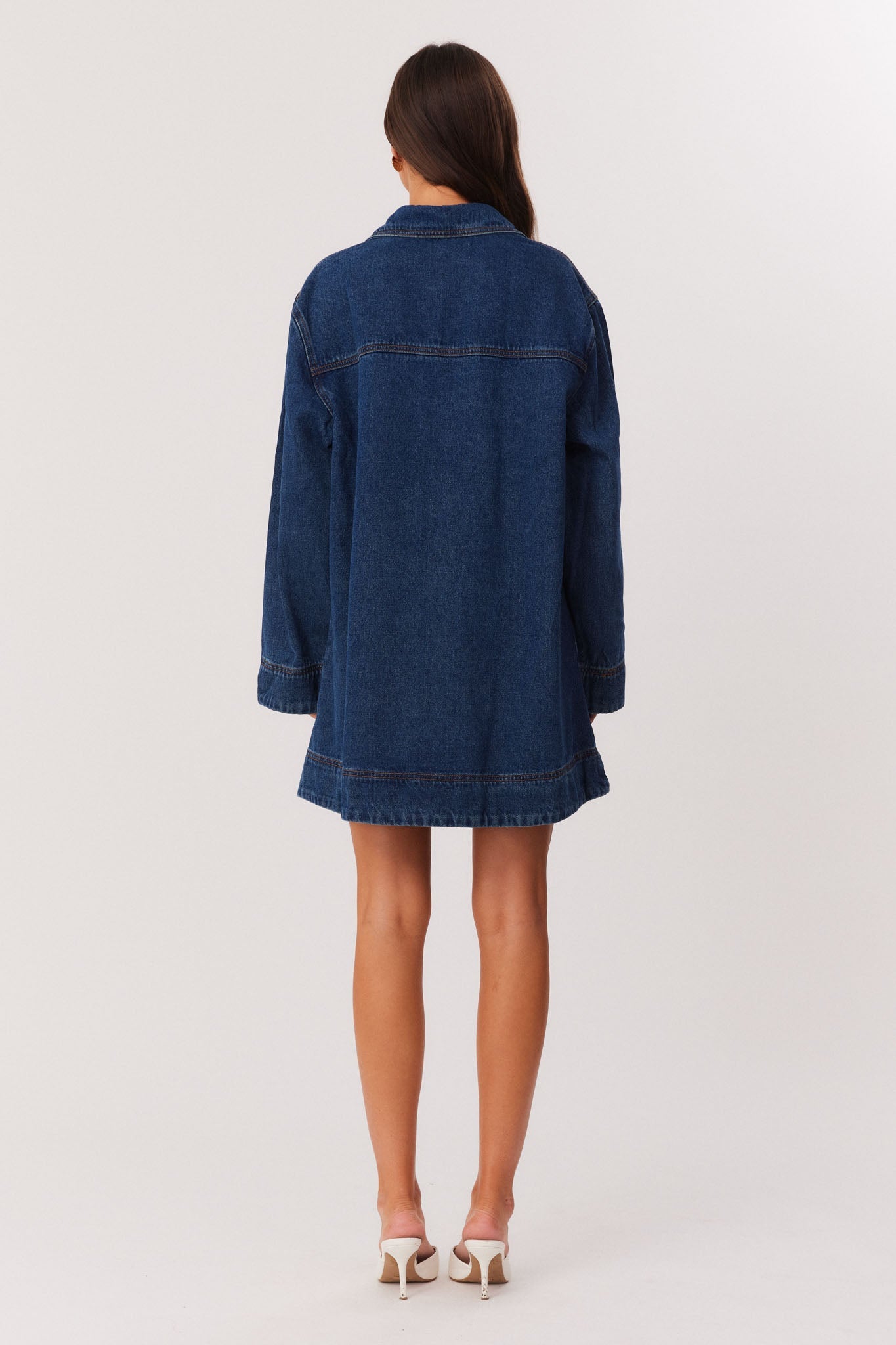 SNDYS DAVIDSON MINI DRESS (Indigo Blue)