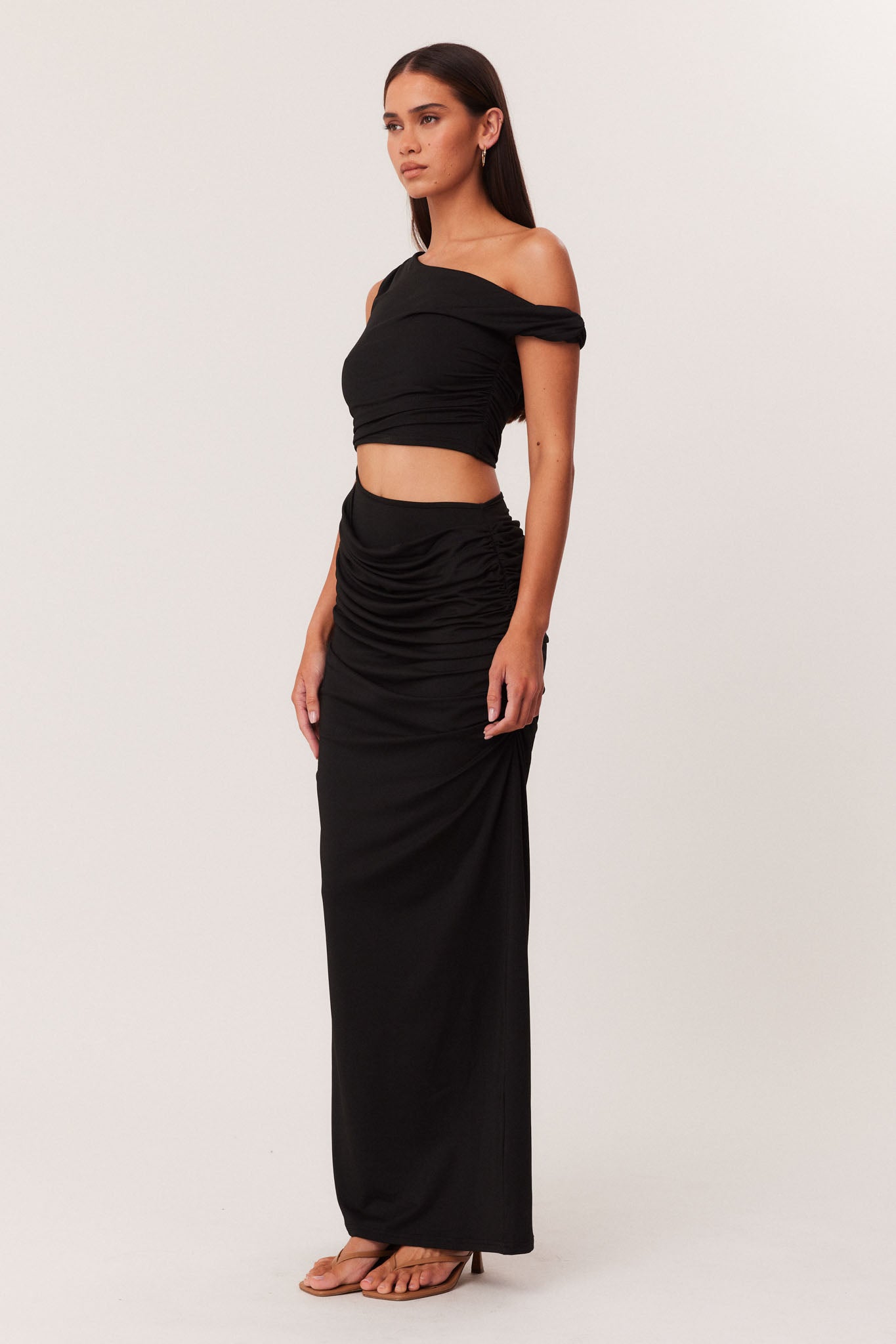 SNDYS RIKKE MAXI DRESS (Black)