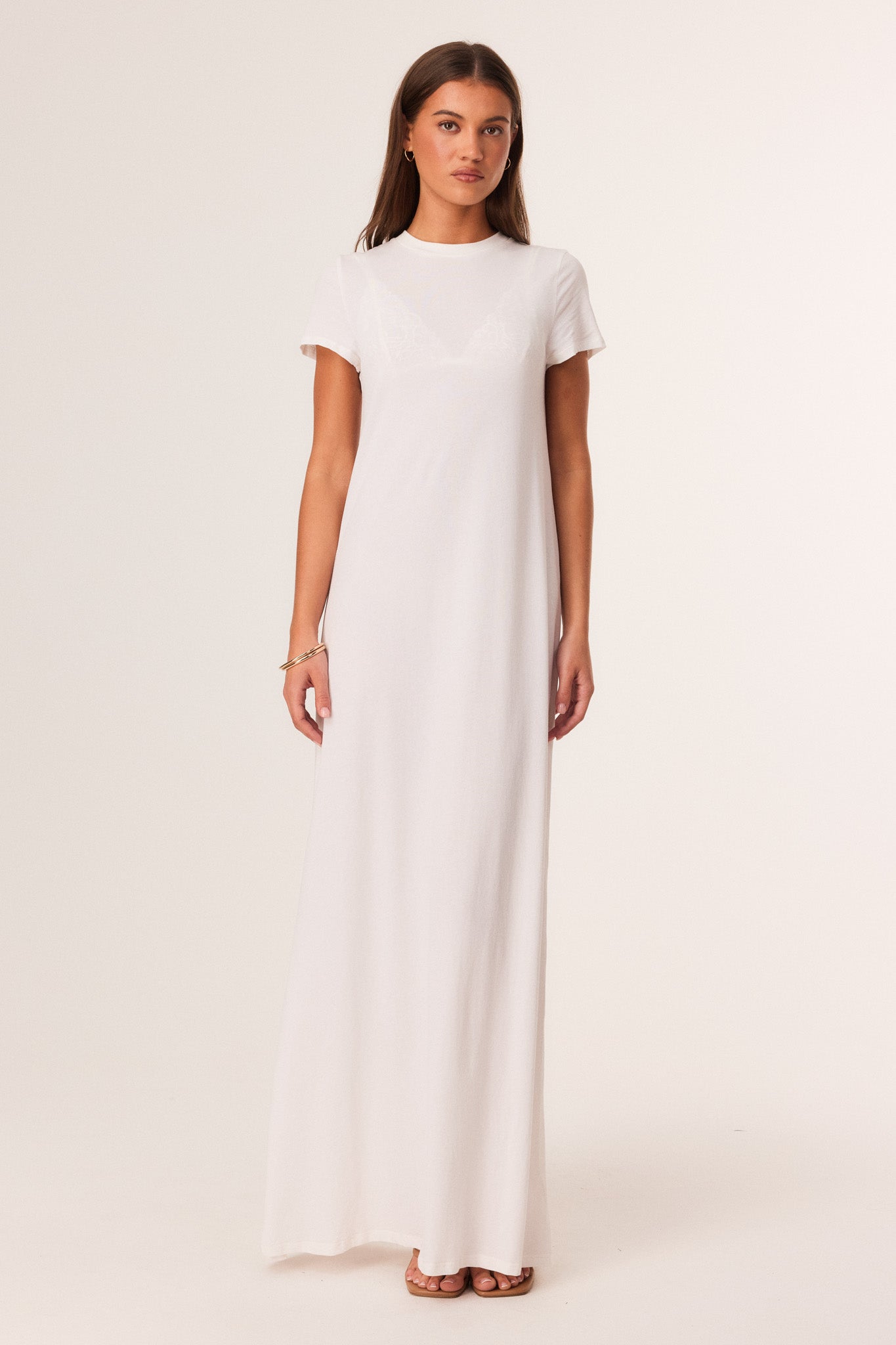 SNDYS HENNY MAXI DRESS (White)
