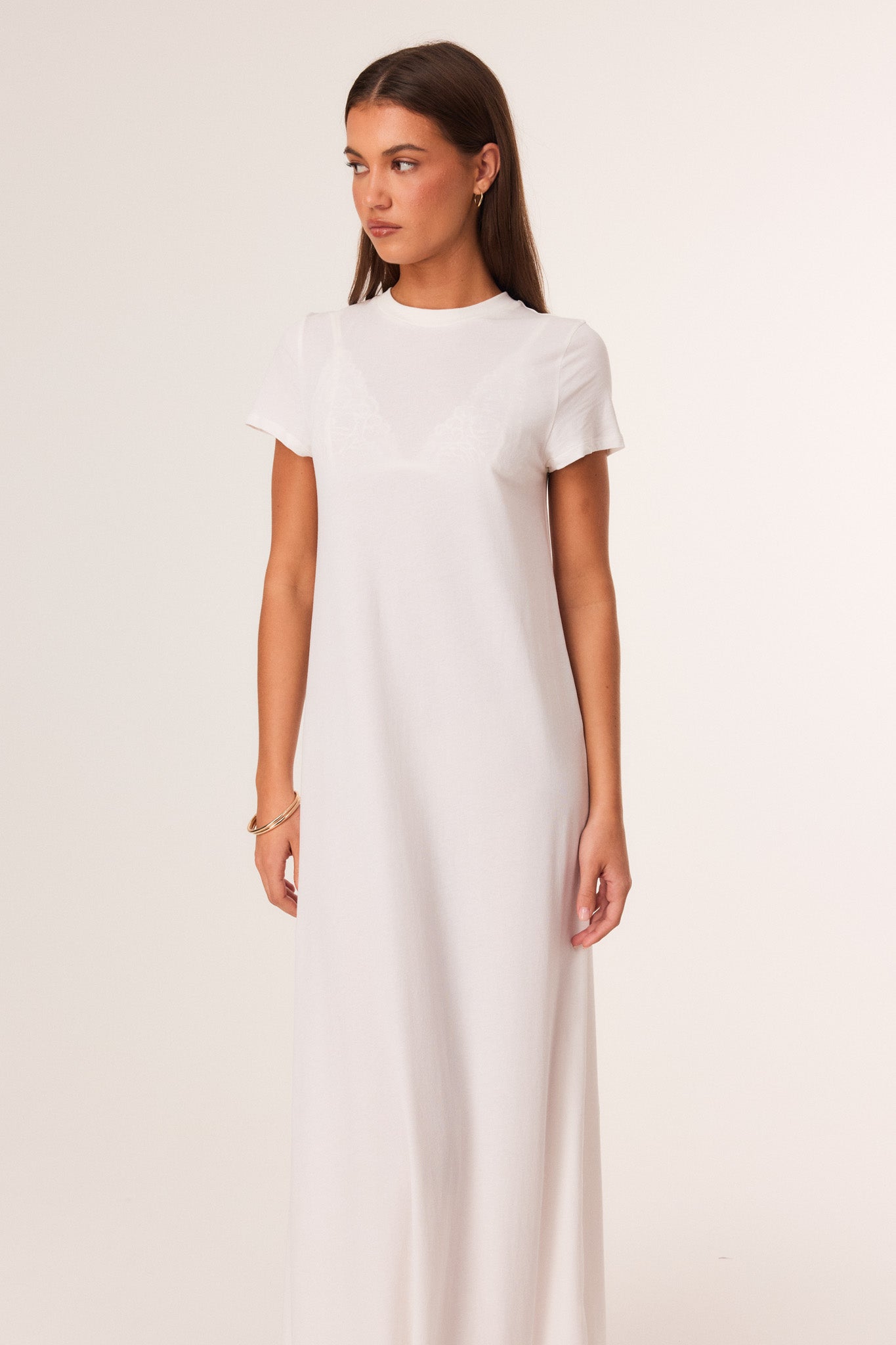 SNDYS HENNY MAXI DRESS (White)