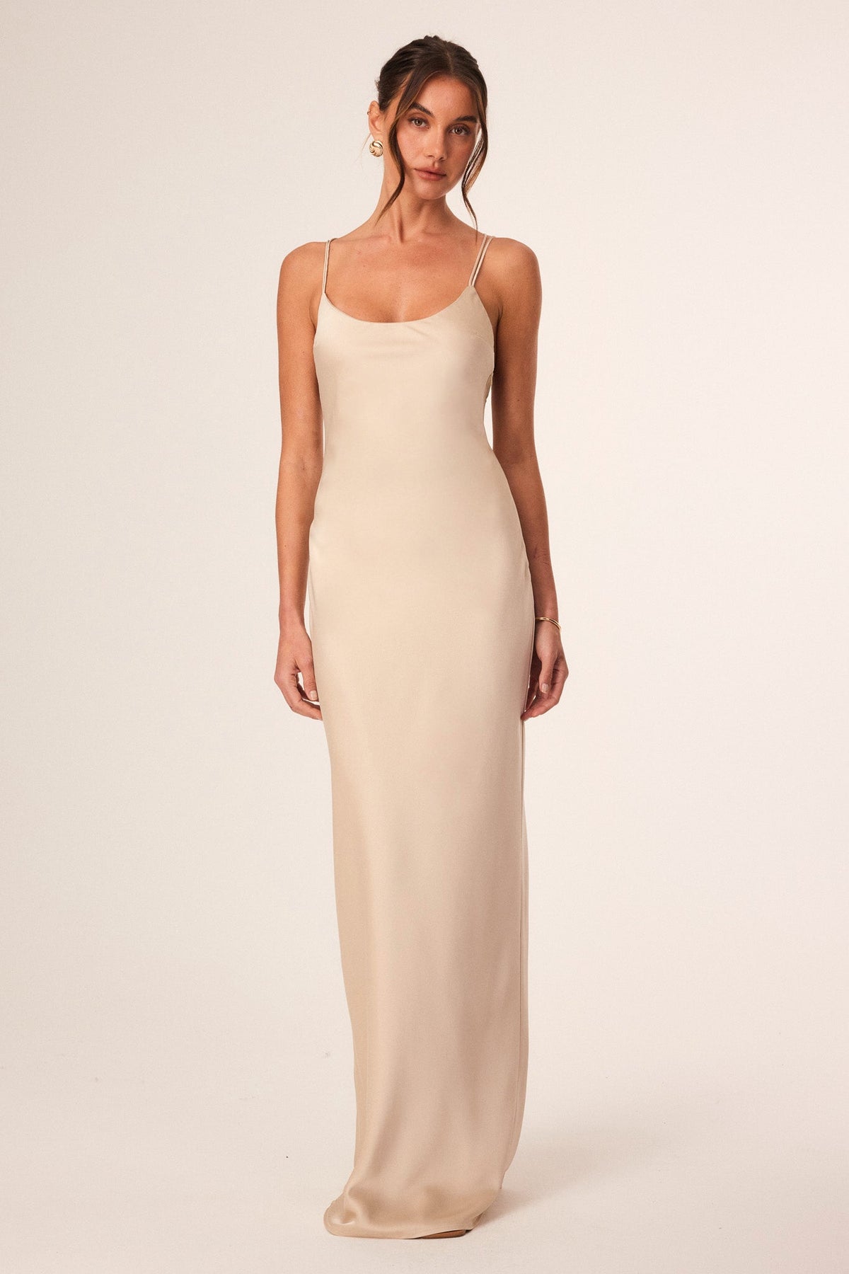 Image of Dresses. Productname: SNDYS LILLIE MAXI DRESS in French Beige colour by brand - SNDYS