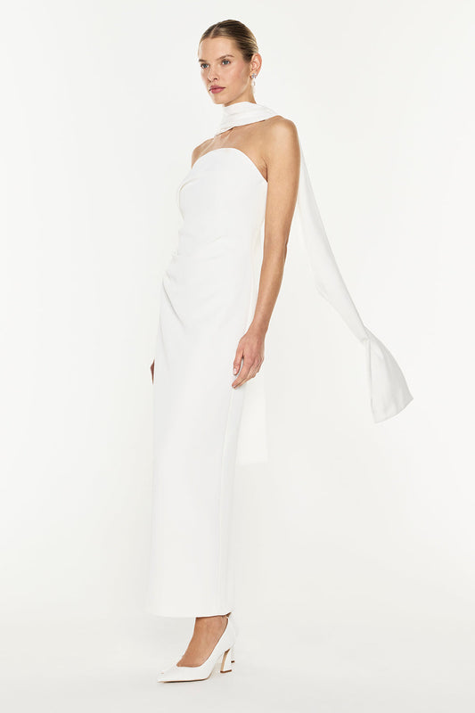 Glossed Over Scarf (White)