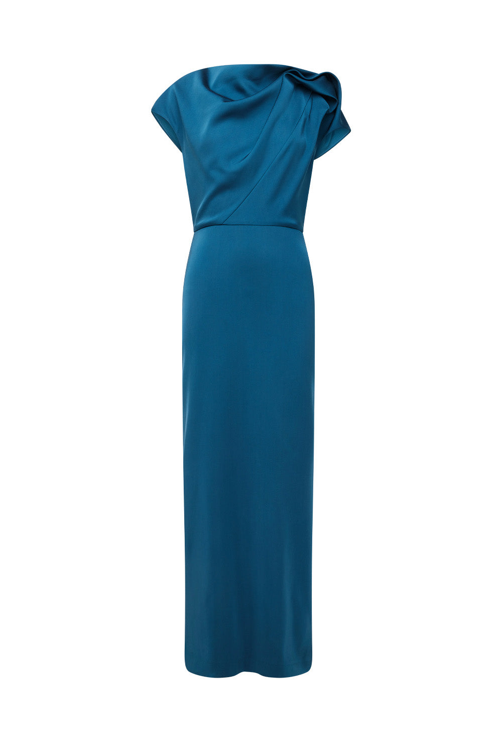 Grand Illusion Maxi Gown (Peacock)