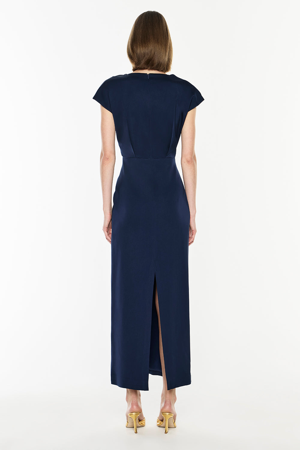 Grand Illusion Maxi Gown (Navy)