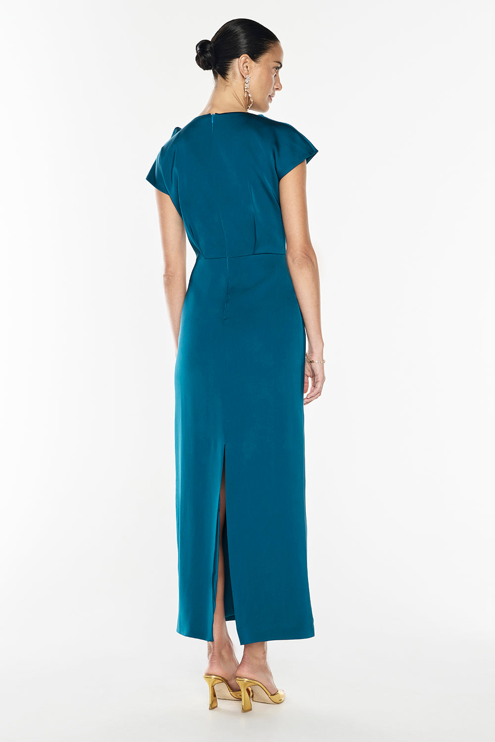 Grand Illusion Maxi Gown (Peacock)