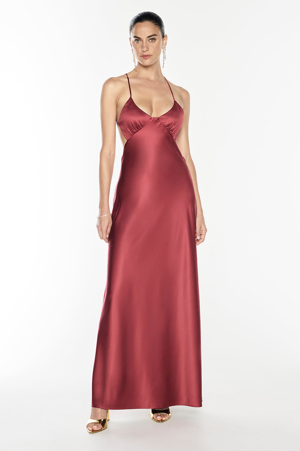 Saturation Point Slip Dress (Rouge)