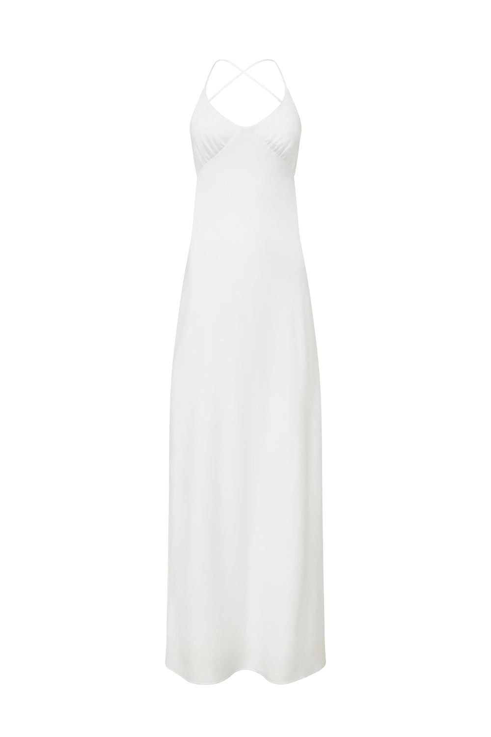 Saturation Point Slip Dress (White)