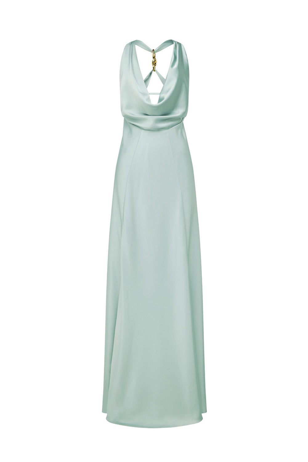 Charmed Cowl Slip Dress (Minted Sage)