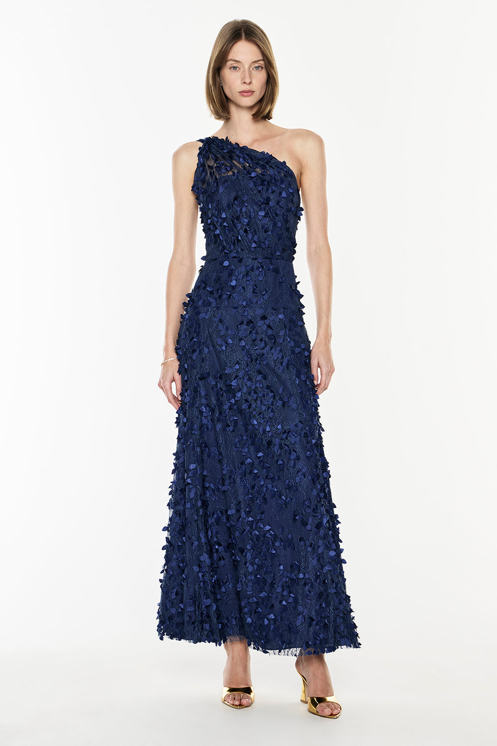 Enchantment One Shoulder Dress (Royal Blue)