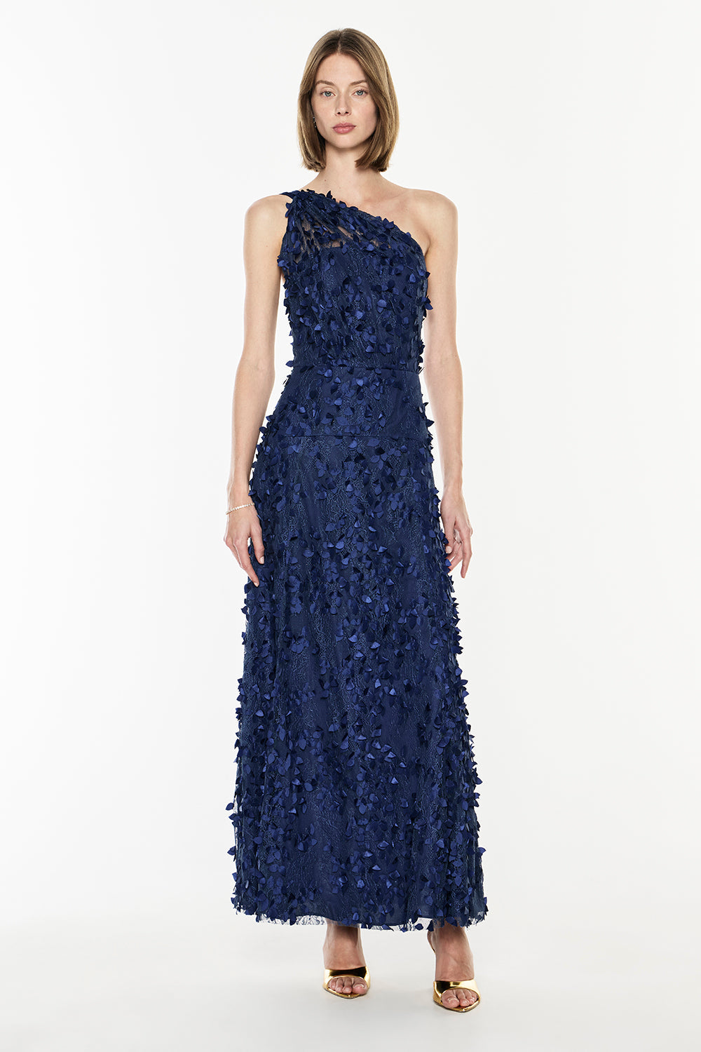 Enchantment One Shoulder Dress (Royal Blue)