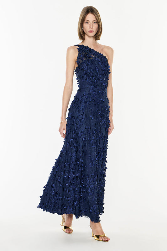 Image of Dresses. Productname: Enchantment One Shoulder Dress in Royal Blue colour by brand - Manning Cartell