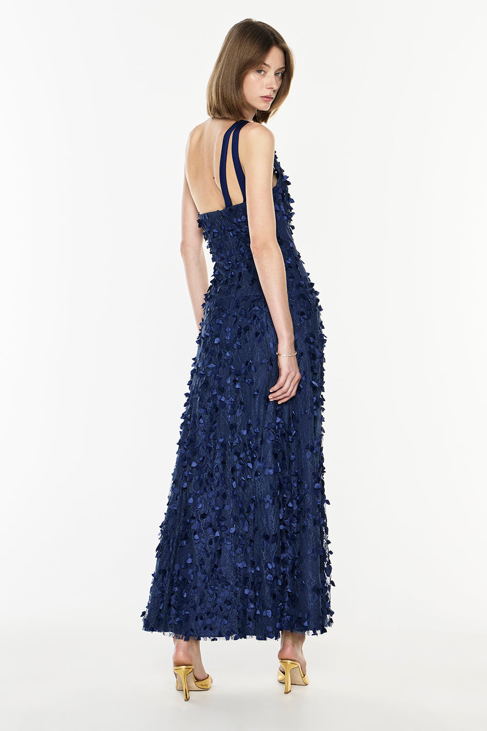 Enchantment One Shoulder Dress (Royal Blue)