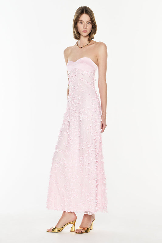 Image of Dresses. Productname: Enchantment Balconette Dress in Petal Pink colour by brand - Manning Cartell