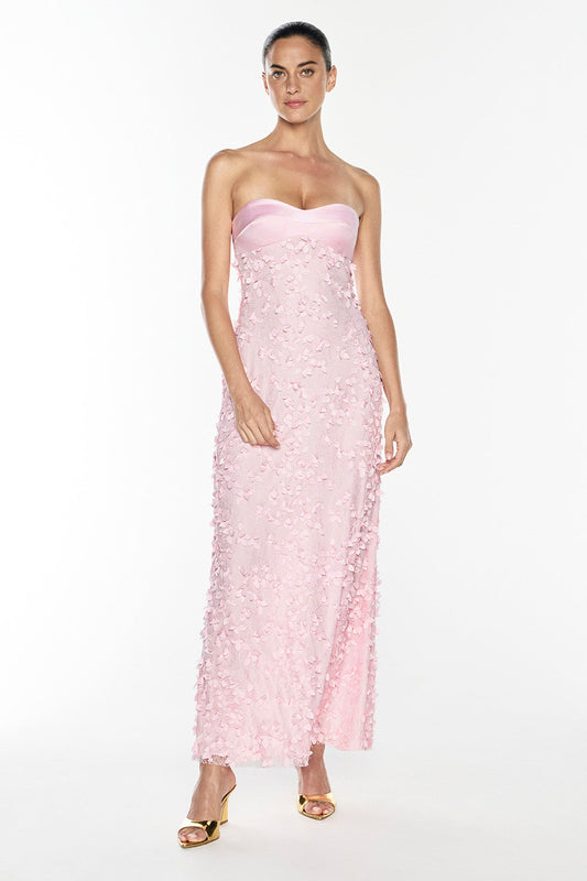 Image of Dresses. Productname: Enchantment Balconette Dress in Petal Pink colour by brand - Manning Cartell