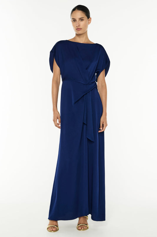 Image of Dresses. Productname: Venus Rises Dress in PEACOCK BLUE colour by brand - Manning Cartell