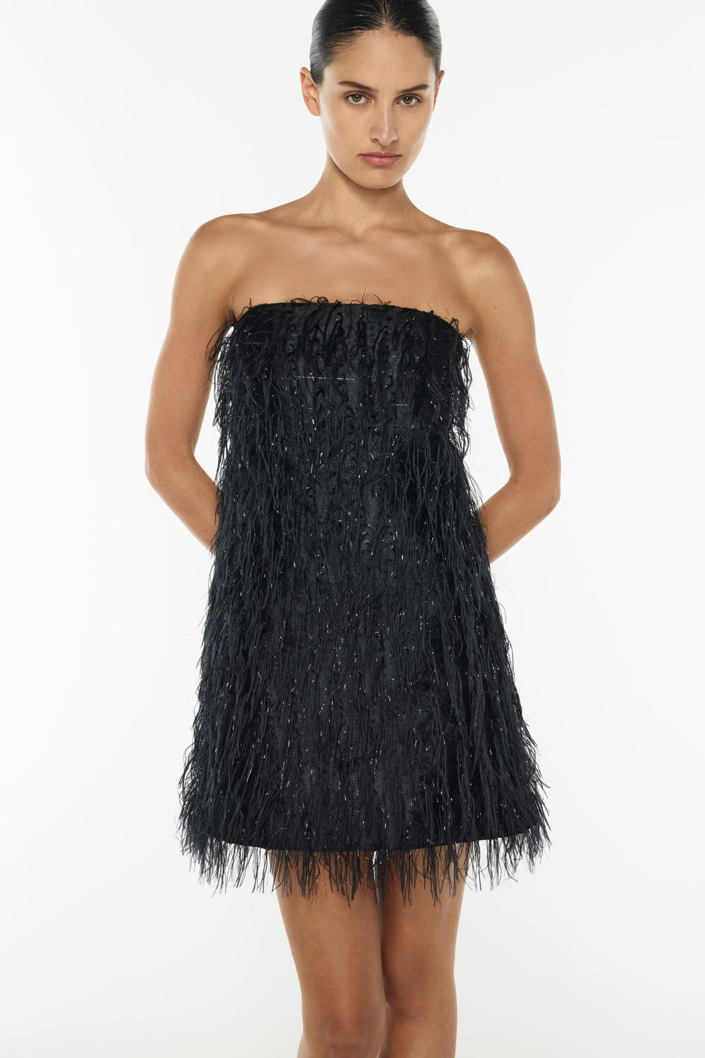 Cocktails At Six Mini Dress (Black)