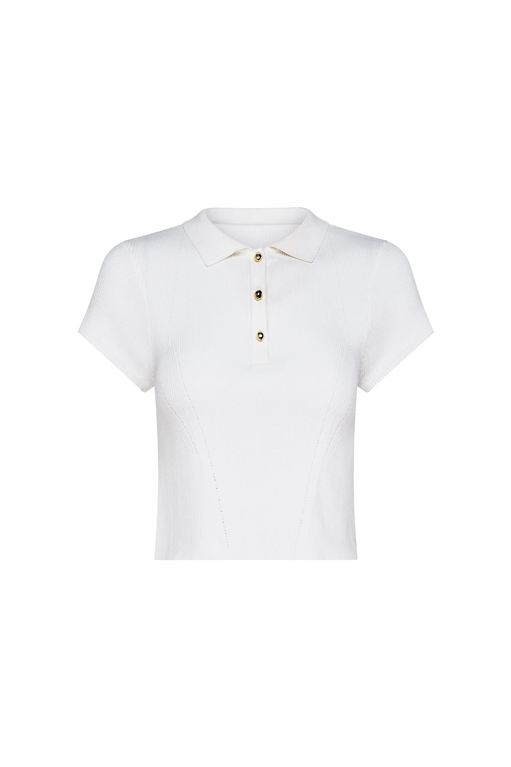 Firm Favourite Knit Polo (White)