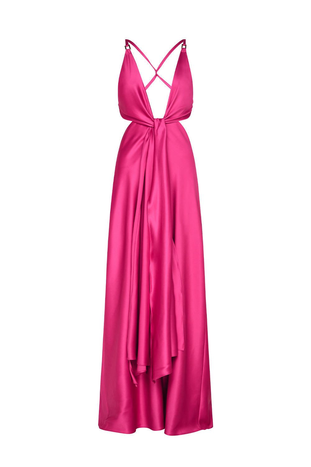 Evening Trance Slip Dress (Fuschia)