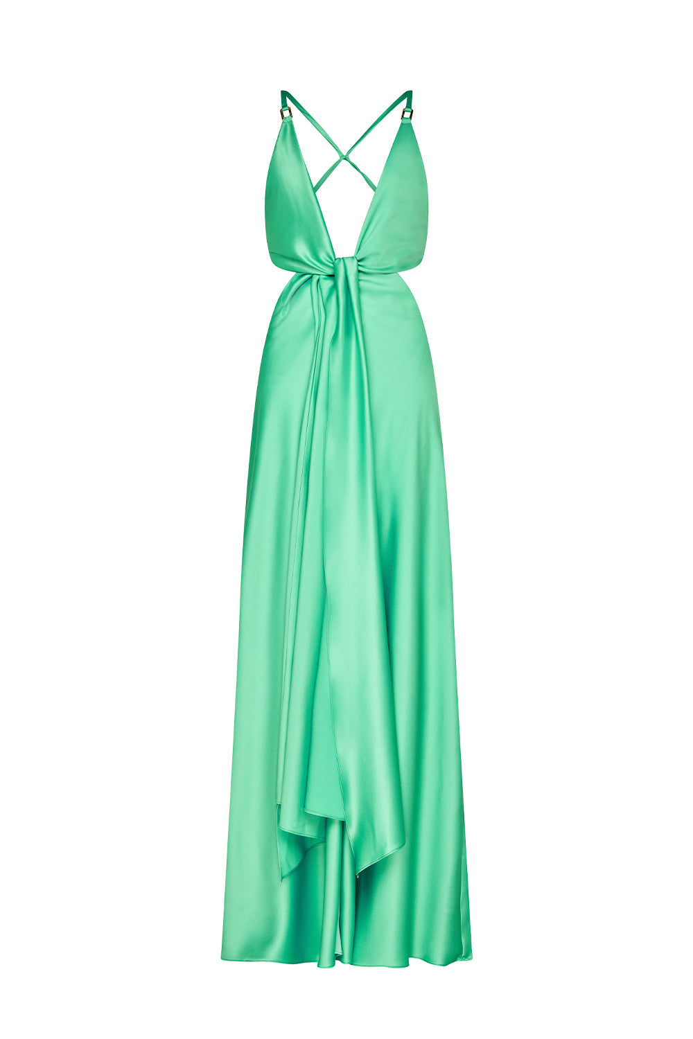 Image of Dresses. Productname: Evening Trance Slip Dress in Green colour by brand - Manning Cartell