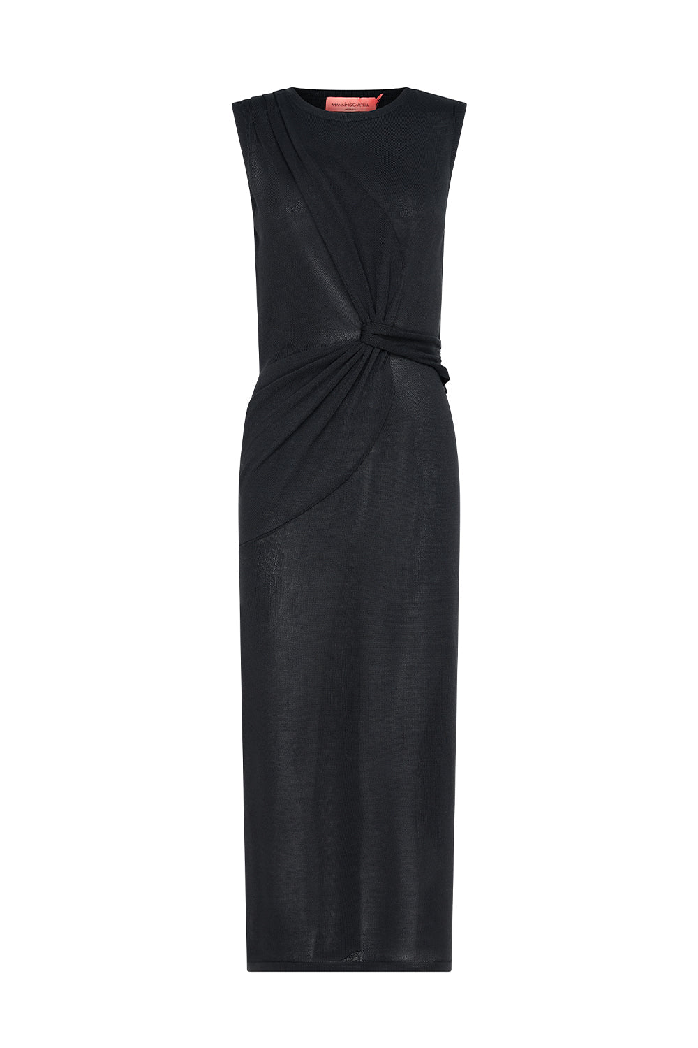 Twisted Knit Dress (Black)